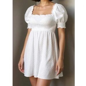 Hill House White Nap Dress XS. Color white